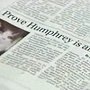 Press demanded to know if Humphrey was still alive