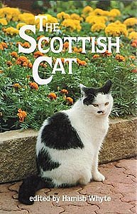 Smudge, museum cat of the People's Palace Museum, Glasgow, on the cover of The Scottish Cat, published in 1987