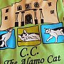 CC T-shirts sold in the Alamo shop, Texas