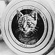 Ship's cat of HMAS Encounter in muzzle of 6-inch gun