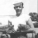 Ship's cats Mary and Mack of the Merrimack, US Navy 1941
