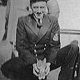 HMT Vizalma - ship's cat Whitey and dog Whisky with Cox Astles and J Butcher