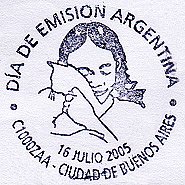 Buenos Aires, Argentina, 16.7.2005 - first day of cat-stamps set