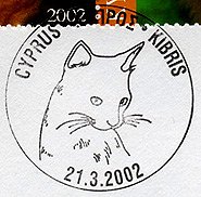 Cyprus, 23.2.2002 - first day of cat-stamps set