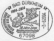 Bad Durkheim, Germany, 3.6.2004 - 20 years of Junge Briefmarkenfreunde