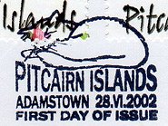 Adamstown, Pitcairn Islands, 28.6.2002 - first day of cat-stamps set