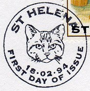 St Helena, 18.2.1994 - first day of pets set