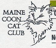 Norwalk, CT, USA, 10.4.1988 - Maine Coon Cat Club postmark