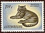 Luxembourg, 1961: cat from Animal Protection set