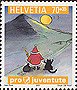 One of a set of children's book characters from 2001 Swiss Pro Juventute issue - For Youth