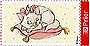 Disney kitten 'Marie' on Belgium 'duostamp', 2006 - click to enlarge